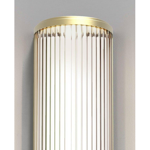 Astro Versailles 400 LED Wandlamp 40x12.5x8.9cm IP44 verlichting geintegreerd dimbaar goud mat SHOWROOMMODEL SHOW26642