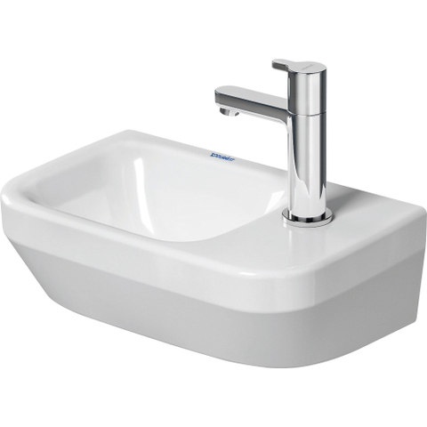 Duravit Durastyle Fontein - zonder overloop - met kraangat rechts - 36x22cm - glans wit SW197110