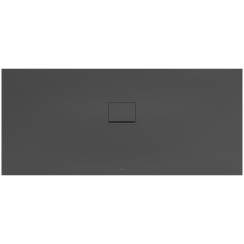 Villeroy & Boch Squaro infinity douchebak - 180x80x4cm - Anthracite (grijs) SW29368