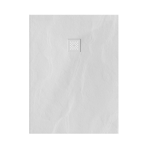 BRAUER Asteroid Receveur de douche 90x120 incl. antidérapant et antibactérien marbre minéral blanc mat SW543399