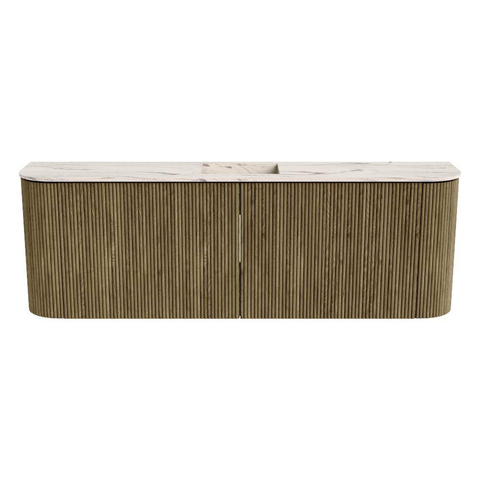 Mondiaz JOYA-DLUX Meuble de toilette 123,2cm - arrondi gauche et droite couleur Dusk - Vasque FAYE position Milieu 1 trou de robinet couleur Nata SW1425954