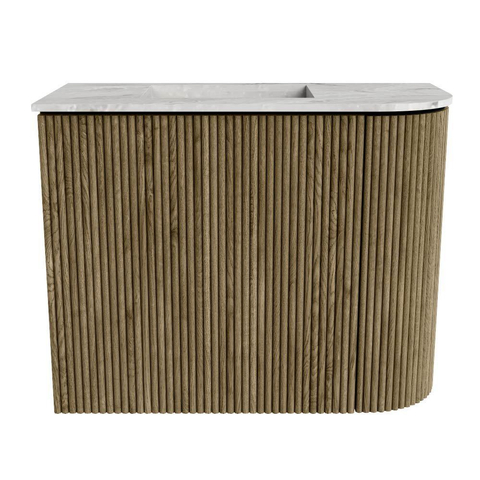 Mondiaz JOYA-DLUX 51.6cm toiletmeubel - ronding rechts kleur Dusk - Wastafel FAYE positie Links Zonder kraangat kleur Glace. SW1423165