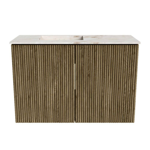 Mondiaz JOYA-DLUX 60cm toiletmeubel - kleur Dusk - Wastafel FAYE positie Links Zonder kraangat kleur Frappe. SW1423044