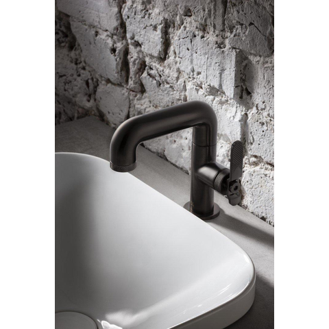 Crosswater Union Mitigeur lavabo - simple - brushed black chrome (gunmetal) SW968253