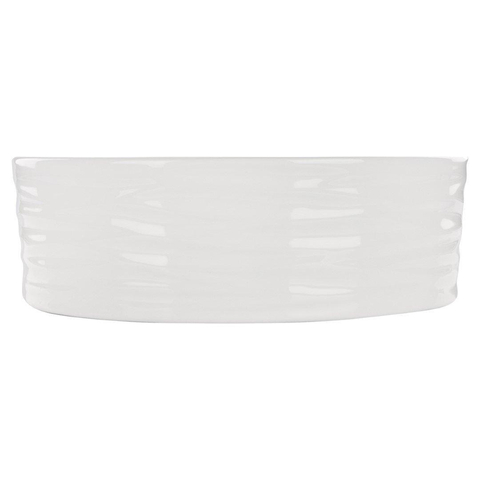 Differnz Wave vasque 37x37x12cm céramique blanc brillant SW811272