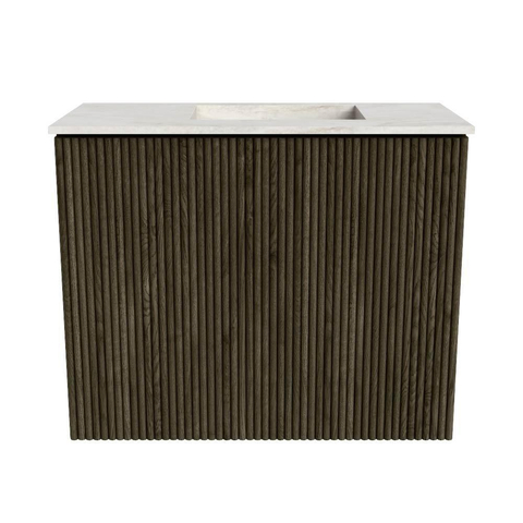 Mondiaz JOYA-DLUX Meuble de salle de bains 50cm - couleur Shadow - Vasque FAYE position Droite 1 trou de robinet couleur Ostra. SW1422974