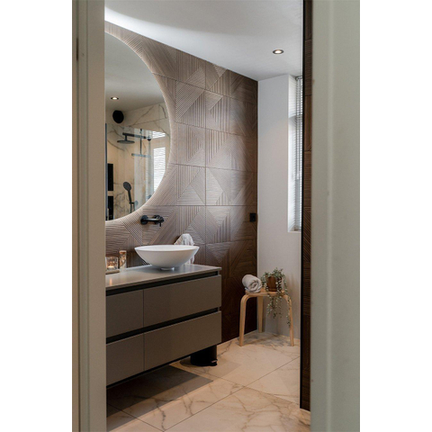Ceralto Pavero Grain Décor-bande - 31.6x100cm - 10.4mm - Coffee SW542069