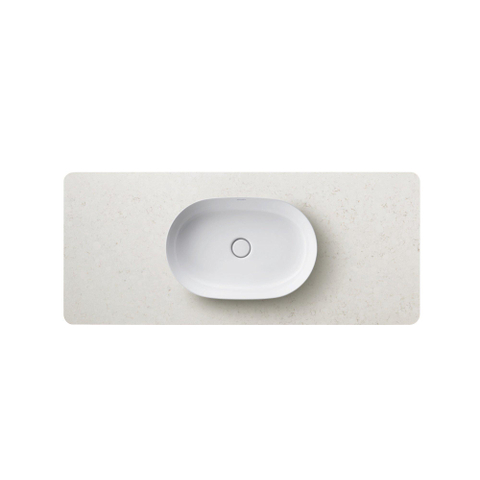Duravit Luv Opzetwastafel - 60x40cm - zonder kraangat - glans wit SW227983