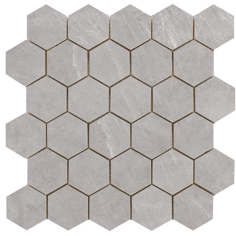 Terravito Allino pour carrelage mural et de sol - 27,4x26,3cm - 10mm - rectifié - Gris SW1122759