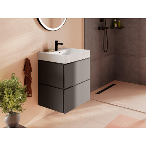 Hansgrohe Vernis Blend 1-gats wastafelkraan - 100 met waste - voorsprong 10.8cm - mat zwart SW651455