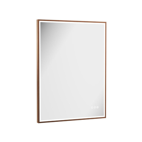 Crosswater MPRO miroir – 80 x 60 cm – LED directe tout autour – Bronze brossé SW1026476