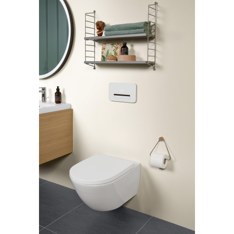 Villeroy & Boch Viconnect bedieningsplaat - 269x161mm infra - Glass White (glans wit) SW644104