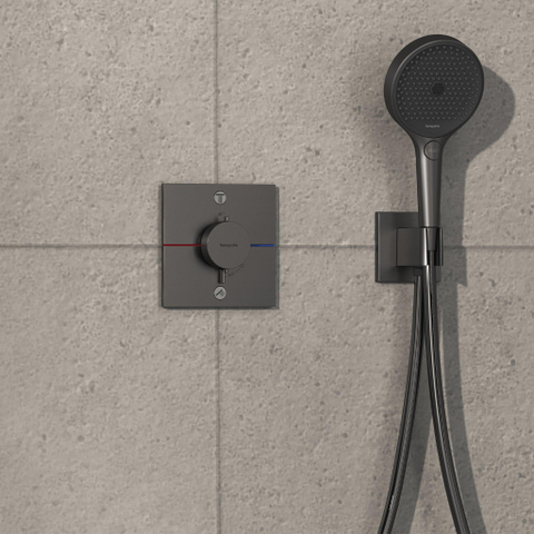 Hansgrohe ShowerSelect Comfort E Thermostaat - inbouw - 2 functies - zwart chroom SW918132