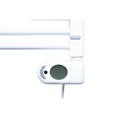 Plieger Elba Electrical Elektrische Designradiator - 70.2x50cm - met thermostaat - 300w - wit SW1027476