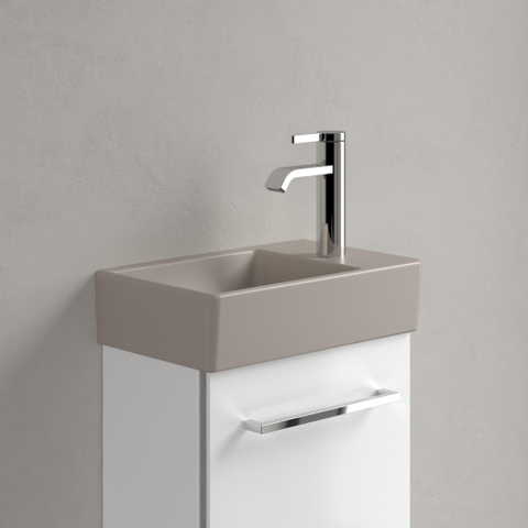 Villeroy & Boch Avento fontein - 36x22cm L - 1 kraangat - zonder overloop CeramicPlus - almond (beige) SW1148706
