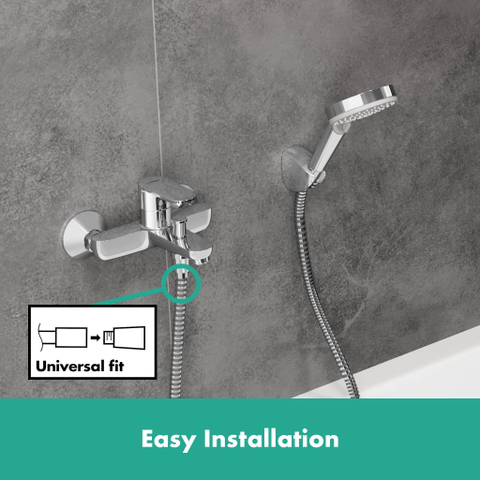 Hansgrohe Vernis Blend Eengreeps badmengkraan - opbouw - hoogglans chroom SW651242