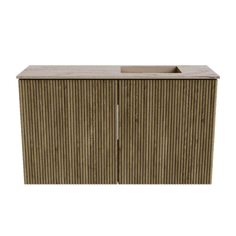 Mondiaz JOYA-DLUX 70cm toiletmeubel - kleur Dusk - Wastafel FAYE positie Rechts 1 kraangat kleur Arena. SW1425736