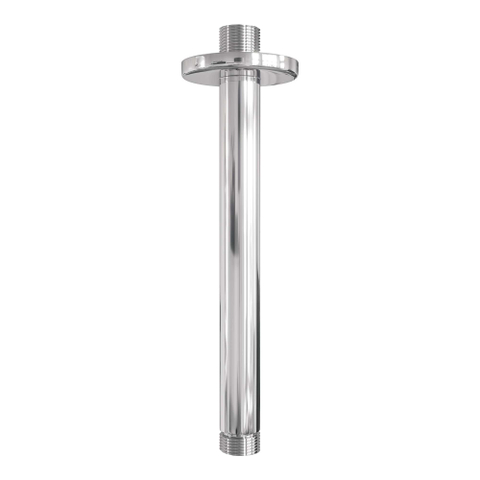 BRAUER Chrome Carving douche thermostatique encastrée - 3 voies - rond - ensemble 95 - douche principale de 20 cm - bras plafond - douchette à main 3 positions - flexible de douche - barre de douche intégrée - chrome SW1159040