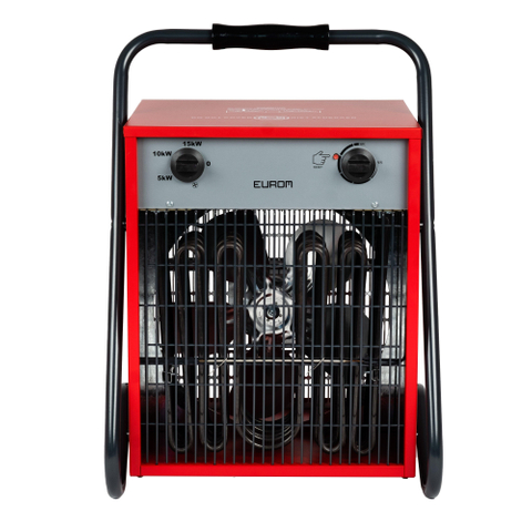 Eurom Industrial EK 15002 Chauffage d'atelier courant triphasé 15000 watts Rouge SW486947