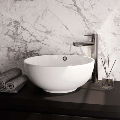 Brauer Chrome carving Mitigeur de lavabo sur plage - haut - modèle a - chrome SW715449