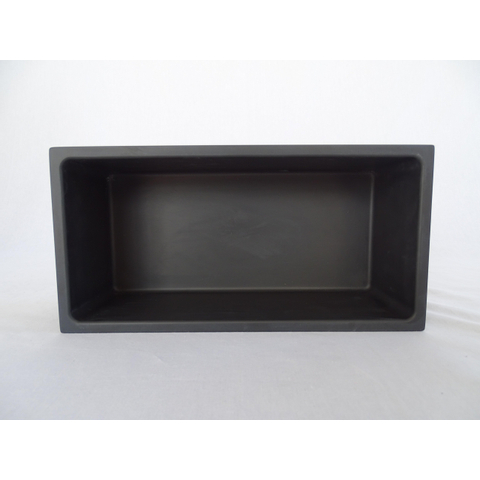 Crosstone by arcqua solid alcove niche encastrée 30x15x10cm surface solide noir mat destockage OUT9912