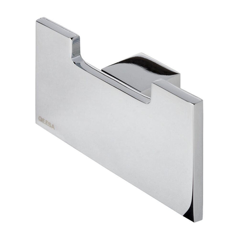 Geesa Modern Art Patère double serviette Chrome 0650154