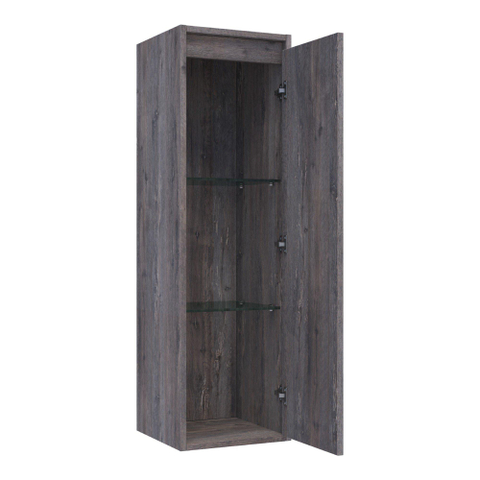 BRAUER Adore armoire de salle de bains - 120x35x35cm - avec 1 porte sans poignée ouvrant à droite Driftwood SW499122