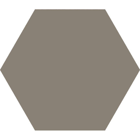 Terravito Bereno carrelage sol et mur - 15x17cm - 9mm - hexagonal - R9 - taupe mat SW476710