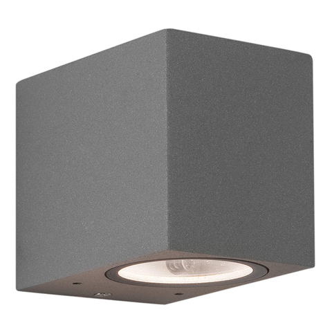 Astro Chios 80 Wandlamp 8x6.8x9.2cm IP44 fitting GU10 structuur grijs SW378159