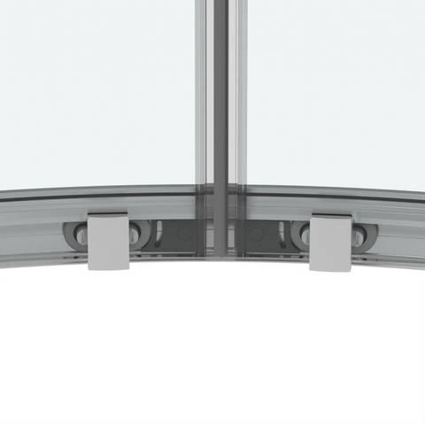 Marenza Casus Douchecabine - 80x80x200cm - kwartrond - helder glas - profiel - chroom SW773910
