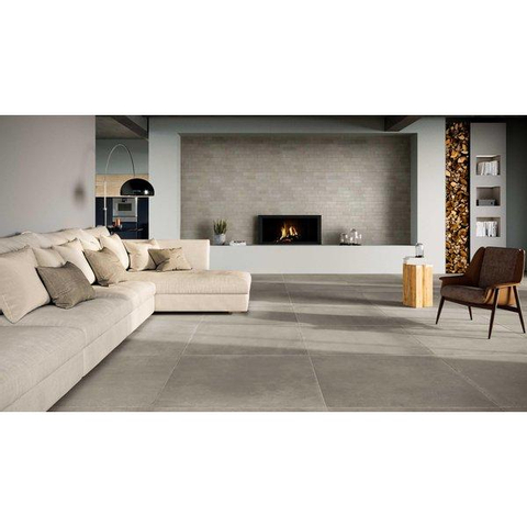 ÉCHANTILLON Ceralto Rovino Mosaic Carrelage sol et mur 80x80cm 10mm rectifié R10 porcellanato écru SW976458