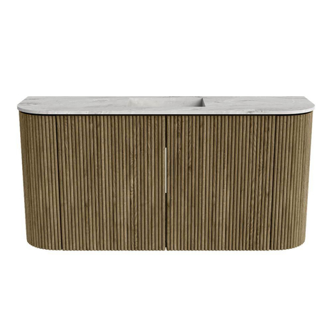 Mondiaz JOYA-DLUX 83.2cm toiletmeubel - ronding links en rechts kleur Dusk - Wastafel FAYE positie Midden Zonder kraangat kleur Glace. SW1423204