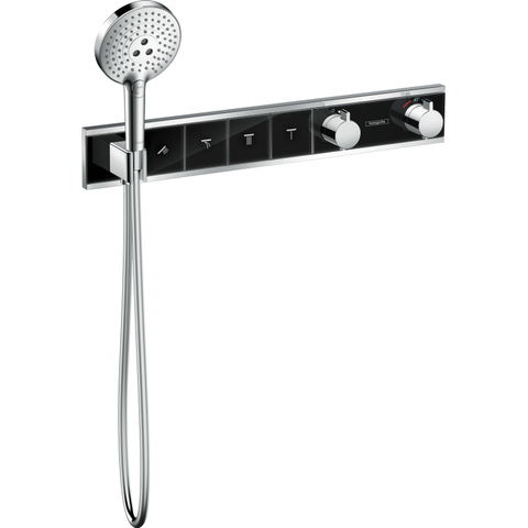 Hansgrohe Rainselect Afbouwdeel - voor inbouw douchekraan - thermostatisch - voor 4 functies - 59.8x9cm - thermostaat - hoogglans chroom SW157090