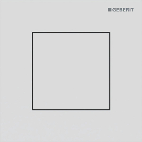 Geberit Type 40 urinioir bedieningsplaat - pneumatisch - vierkant - matwit/easy-to-clean - mat wit SW1237125