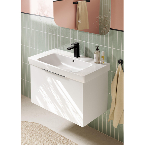 Villeroy & Boch Architectura Wastafel - 44.5x80cm - met kraangat - White Alpine (glans wit) SW1162431