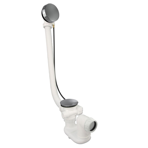 Xenz vidage de baignoire et combinaison de trop-plein chromé SW161780