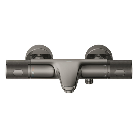GROHE Grohtherm 1000 Performance badthermostaat - met koppelingen - hard graphite (antraciet) SW1477607