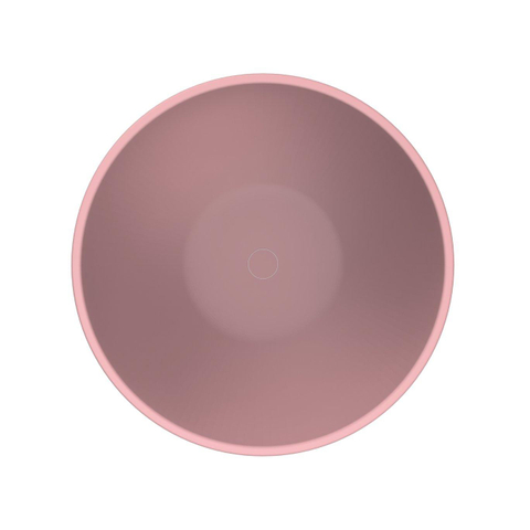 Arcqua Prince Waskom Opbouw - 38cm - rond - cast marble - mat roze SW909483