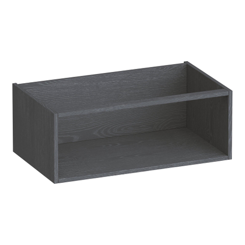 BRAUER Flourish armoire latérale - 80x30x45.5cm - avec 1 compartiment de rangement Gris Bois SW1200453