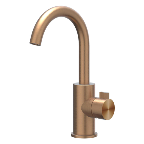 IVY Tribe Mitigeur de lavabo - posé - bec orientable - coldstart - RVS316 - cuivre brossé mat PVD SW1030775