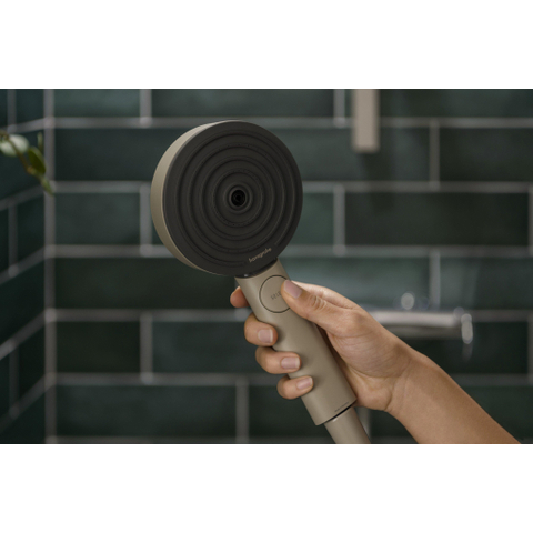 Hansgrohe Pulsify Planet Edition Staaf - handdouche 100 - 3jet - ecosmart+ - select Zand (gerecycled) Zand (gerecycled) - zand (bruin) SW918187