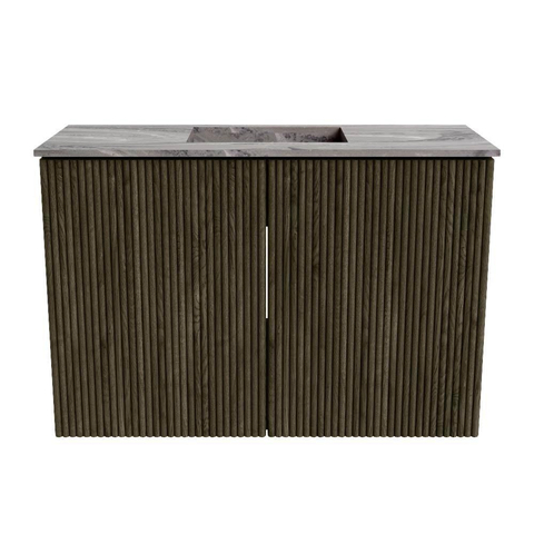 Mondiaz JOYA-DLUX 60cm toiletmeubel - kleur Shadow - Wastafel FAYE positie Midden Zonder kraangat kleur Sombra. SW1425176
