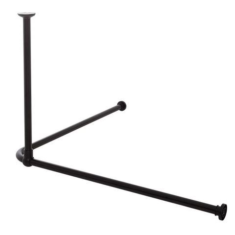 Sealskin Seallux Support de plafond pour rideau de douche - 60 cm - noir SW1220465