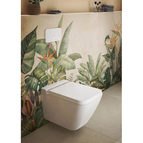 Villeroy & Boch Viconnect bedieningsplaat - 253x145mm - mat zwart SW644080