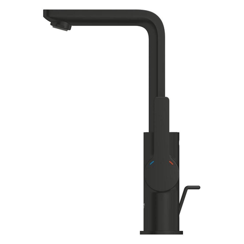 GROHE Lineare New wastafelkraan - l-size - met waste - mat zwart SW1477567