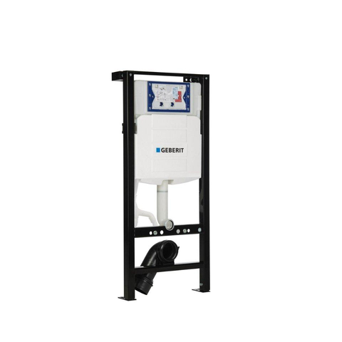 QeramiQ Dely Swirl Toiletset - 36.3x51.7cm - Geberit UP320 plieger inbouwreservoir - 35mm zitting - mat zwarte bedieningsplaat - rechthoekige knoppen - mat zwart SW1413303