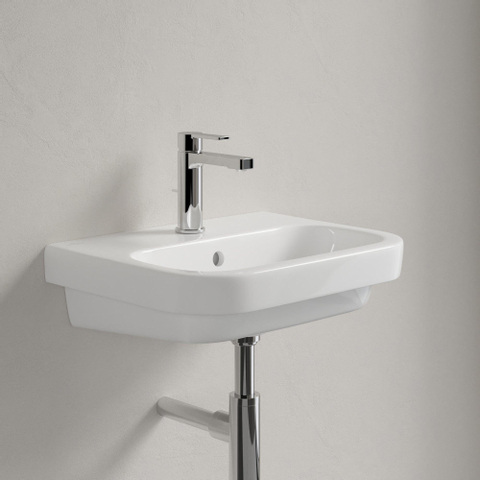 Villeroy & Boch Architectura fontein - 50x38cm - 1 kraangat - met overloop - White Alpine (glans wit) SW68797