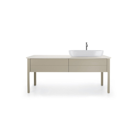 Duravit Luv Opzetwastafel - 60x40cm - met 1 kraangat - zonder overloop - glans wit SW227986