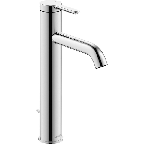 Duravit C.1 1 greeps wastafelmengkraan - 166x40x262mm - hoogglans chroom SW420779