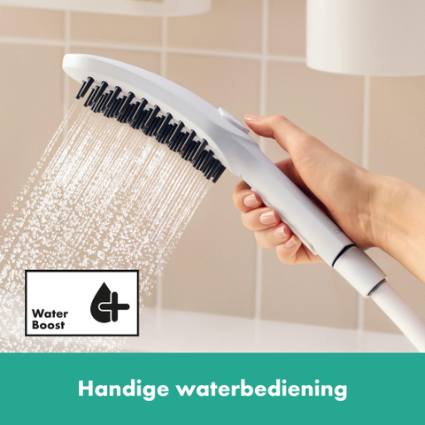Hansgrohe Dogshower Handdouche - voor de hond - 150 - 3jet - met massagenoppen - mat wit SW651075